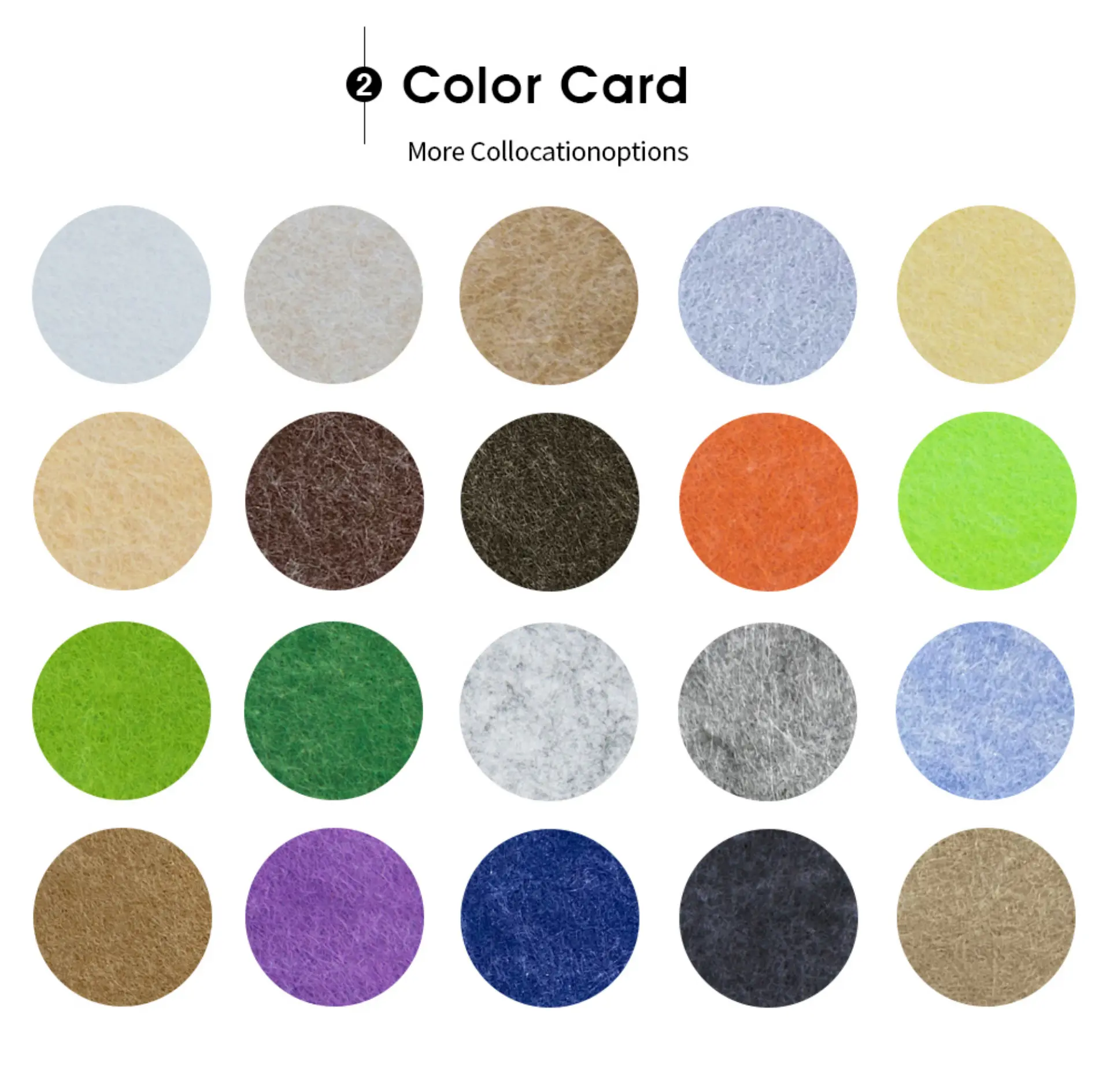 4fiber acoustics polyester fiber sheet color